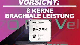 VORSICHT 8Kerner mit BRACHIALER Leistung  AMD Ryzen 7 5800X [upl. by Ideih]