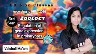 Regulation of gene expression in prokaryotes Zoology Bsc 3rd Semester BSc 2nd Year [upl. by Meekyh]