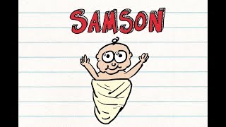 THE STORY OF SAMSON BIBLE STORY  Kids on the Move [upl. by Fenny]