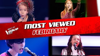 TOP 10  The Voice Kids TRENDING IN FEBRUARY 2020 [upl. by Llertram]