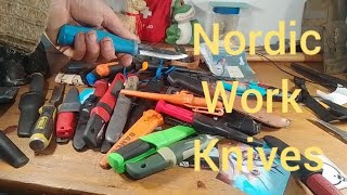 Nordic work knivesMora knives and similar [upl. by Ricard362]