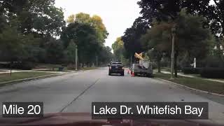 Time lapse look at the Lakefront Marathon course [upl. by Aluor636]