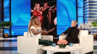 Laverne Cox Dishes on Having Beyonce and Kim Kardashian West as Bosses [upl. by Eannaj80]