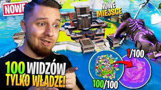 100 WIDZÓW tylko na WŁADZE w Fortnite  nowa AGENCJA [upl. by Eevets]