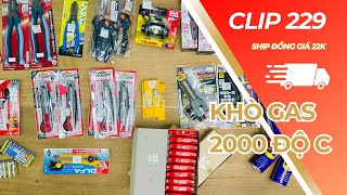 Clip229 Đồ nghề Nhật Mỹ SALE🔥Đầu khò gas 2000 độkeo dán đa năng Konishikhò gasWD40CHÍNH HÃNG [upl. by Aicened]