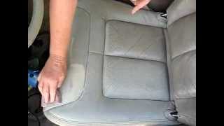 Cadillac Leather Seat Restoration [upl. by Eeresed]