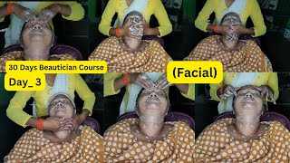 Facial With Massage Strokes Step By Step Tutorial For Beginners Facial massage Step guide [upl. by Sontag]