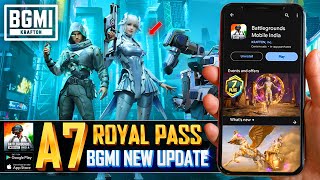 A7 ROYAL PASS REWARDS  1 TO 100 RP  Update 32 REWARDS  A7 ROYAL PASS  BGMI NEW UPDATE [upl. by Geoffrey]