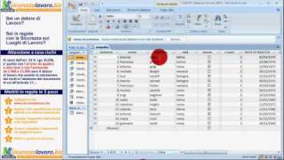 Access 2007 08 in italiano  Come impostare le relazioni tra le tabelle [upl. by Locke]