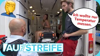 Sx im Rettungswagen 🚨🚑 Diese Sanitäter stecken in großen Schwierigkeiten 😱  Auf Streife  SAT1 [upl. by Salomone27]