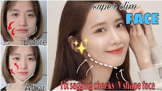 Top Exercises For Face  Get Slim Face  Reduce Double Chin  Fix Sagging Cheeks  V Shape Face [upl. by Gnurt]