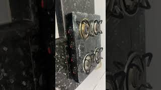 Blasted glass top gas stove blast gas broken viral avoidthesemistakes [upl. by Naillij]