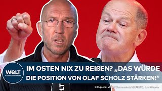 LANDTAGSWAHLEN Woidke muss liefern SPDErfolg und Scholz Position hängt von BrandenburgWahl ab [upl. by Colin]