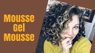 Mousse Gel Mousse How getting a tattoo changed my entire hair game Volume for curly hair [upl. by Kempe]