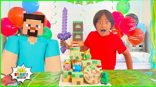 Ryans Birthday Special Minecraft theme with Kaji Family BDay [upl. by Olegnalehcim]