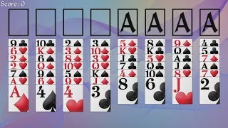 How to Play FreeCell Easy Solitaire [upl. by Potash256]