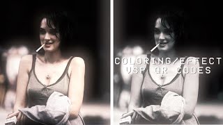 VSP coloring and effect codes  FREE amp PAID [upl. by Aldus492]