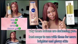 Brightening body lotions olay vitamin c amp nivea vitamin c best way to use for brighter results [upl. by Natalie]