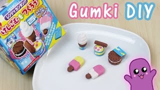 Gumki do ścierania DIY lody  Kutsuwa eraser kit 3 [upl. by Finah]