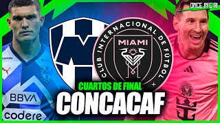 ASÍ FUE LA VICTORIA de MONTERREY SOBRE INTER MIAMI ¡ADIÓS MESSI de la CONCACHAMPIONS [upl. by Sardella]