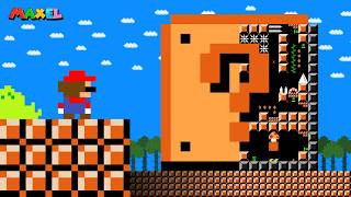 MAXEL Tiny Mario vs the Tiny Question Block Maze [upl. by Dickey]