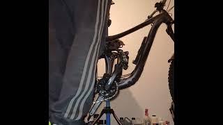 running thru gears adding suspension lube on shocks and on fox dropper seatpost ready for trails [upl. by Birgit587]