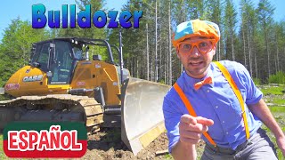 Blippi y la excavadora  Camiones de construcción educativos para niños [upl. by Macario]