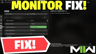 Modern Warfare 2  How To FIX The Game Being On The WRONG MONITOR Wrong Display Bug FIX [upl. by Chrisy149]