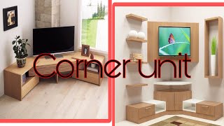 50 Latest Corner TV unit Designs With Pictures In 2023  Unique DIY TV Stands Ideas [upl. by Clio]