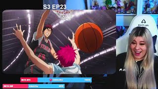 Mariana Alpha  AKASHI ZONA VS KAGAMI ZONA  Kuroko no Basket 3° Temp EP 23 REACT [upl. by Durante]