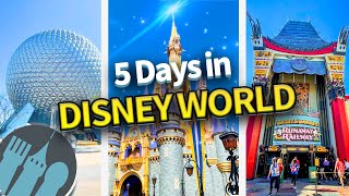 The ULTIMATE 5 Day Disney World Trip Itinerary [upl. by Nehgam]