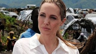 Angelina Jolie Thinks Rape Is Crime Against Humanity  BT [upl. by Annabela454]