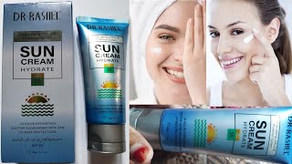 Dr rashel Sun cream review Dr rashel sun cream hydrate spf50 [upl. by Car]