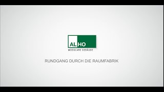 So entsteht Modulbau  Rundgang durch unsere Raumfabrik  ALHO [upl. by Aerahs]