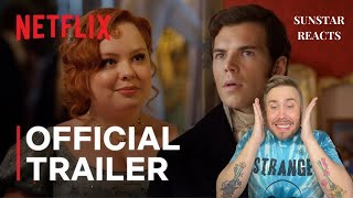 Bridgerton Season 3  Official Trailer  Netflix REACTION bridgerton [upl. by Llertram]