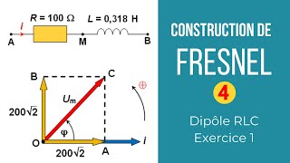 Construction de Fresnel 4 Dipôle RLC  Exercice 1 [upl. by Enigroeg198]