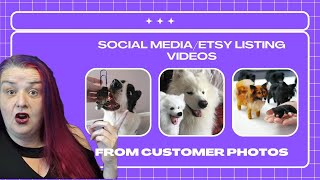 QUICK CUTE Social Media Videos from Customer Revie Photos canvassador [upl. by Eyak]