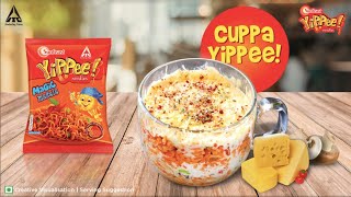 YiPPee Cheesy Cuppa Noodles Recipe  Instant Noodles Recipe  YiPPee Noodles Recipe [upl. by Ennayd]