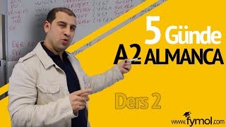 5 günde A2 Almanca Öğreniyorum Ders 2  Online Almanca Kursu [upl. by Abby]