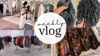 CANADA Weekly Vlog 42 Wedding Dress Shopping Again  Ottawa Liquidation Sales  My first collabs [upl. by Nonnaer]