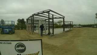 32x60 Erected PreEngineered Steel Building Litchfield Arizona [upl. by Noseimaj217]