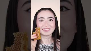 HONEYCOMB MUKBANG 🍯🐝STICKY 🥵 [upl. by Ybanrab]