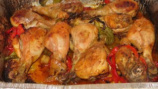 Muslos o Piernas de pollo al horno [upl. by Airym]