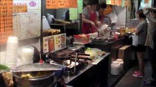 Hong Kong Wan Chai at night Street Food Stall and Small Chinese Restaurant Dai Pai Dong [upl. by Jessi]