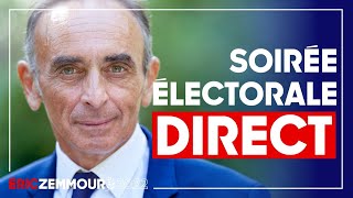 Eric Zemmour  Soirée Électorale  Élection Présidentielle 2022 EN DIRECT 🔴 [upl. by Aeila120]