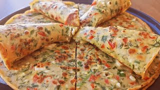 Kahvaltılık BÖREK Tadında Krep Tarifi Sebzeli KOLAY Krep Nasıl Yapılır Börek Tarifi krepbörek [upl. by Payton594]