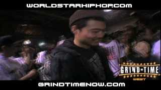 GrindTimeNowNET Dumbfoundead vs The Saurus Pt1 [upl. by Rorry]