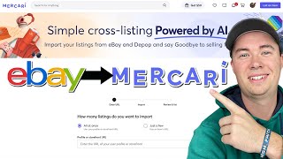 How to Crosslist eBay Listings into Mercari for FREE with This New AI Importing Tool [upl. by Eynaffit]