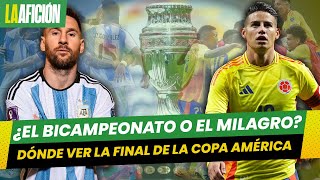 ¿Cuándo se juega la FINAL de Copa América 2024 entre Argentina y Colombia Aquí la fecha y horario [upl. by Opal201]