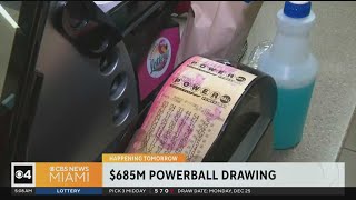 Powerball jackpot climbs to 685 million ahead of Wednesday drawing [upl. by Bender]